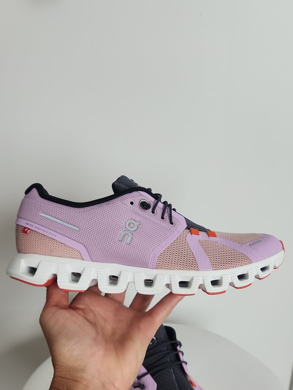 On Running Cloud 5 Push Women's Sneakers NEW Size 9 Fiji/Rose - Picture 12 of 14